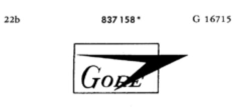 GORE Logo (DPMA, 07.06.1967)