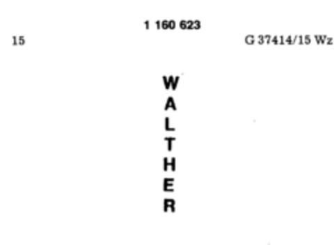 WALTHER Logo (DPMA, 04.11.1989)