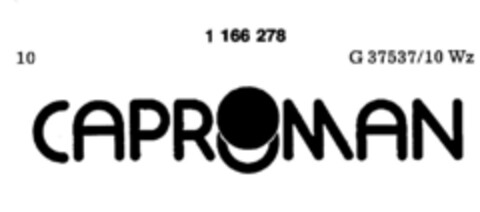 CAPROMAN Logo (DPMA, 12/09/1989)