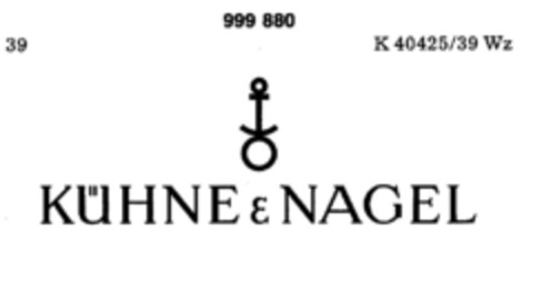 KÜHNE & NAGEL Logo (DPMA, 02.04.1979)