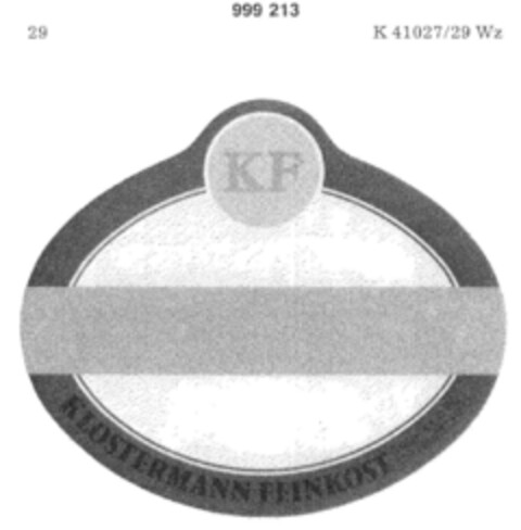 KF KLOSTERMANN FEINKOST Logo (DPMA, 07/07/1979)