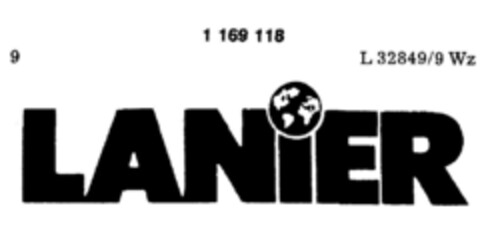 LANIER Logo (DPMA, 07.11.1989)