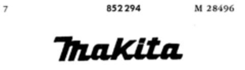 makita Logo (DPMA, 11/03/1967)