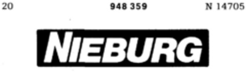 NIEBURG Logo (DPMA, 15.10.1975)
