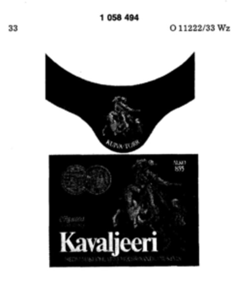 KUIVA TORR Kavaljeeri Logo (DPMA, 11.05.1983)