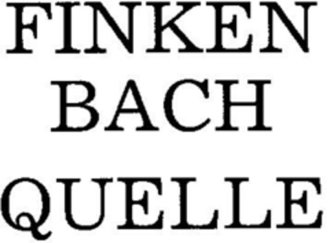 FINKEN BACH QUELLE Logo (DPMA, 08.02.1989)