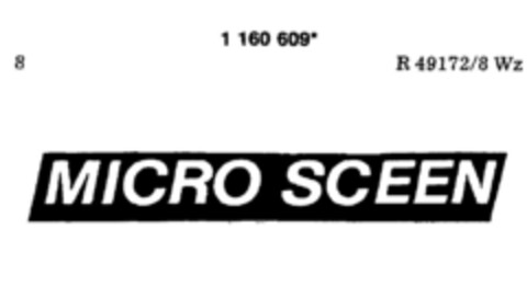 MICRO SCEEN Logo (DPMA, 26.03.1990)