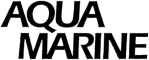 AQUA MARINE Logo (DPMA, 07.09.1990)