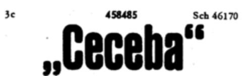 "Ceceba" Logo (DPMA, 16.02.1933)