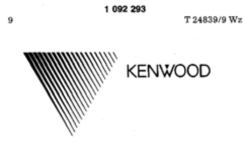 KENWOOD Logo (DPMA, 23.08.1985)