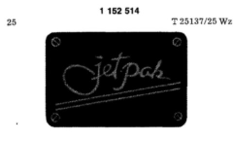 jet pak Logo (DPMA, 12/05/1986)