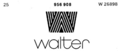 W walter Logo (DPMA, 05.03.1976)