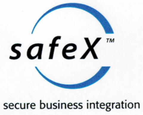 safeX TM Logo (DPMA, 27.09.2001)