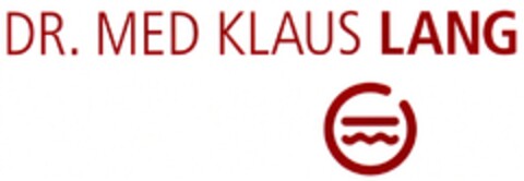 DR. MED KLAUS LANG Logo (DPMA, 02.10.2008)