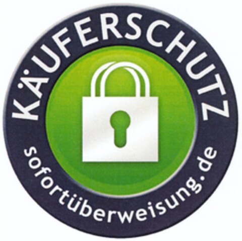 KÄUFERSCHUTZ sofortüberweisung.de Logo (DPMA, 08/25/2010)