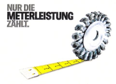 NUR DIE METERLEISTUNG ZÄHLT. Logo (DPMA, 07.12.2011)