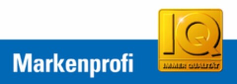 Markenprofi IQ IMMER QUALITÄT Logo (DPMA, 28.11.2013)