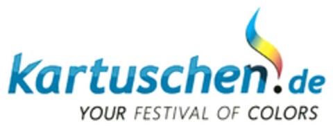 Kartuschen.de YOUR FESTIVAL OF COLORS Logo (DPMA, 12.06.2015)