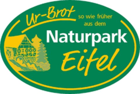 Ur-Brot so wie früher aus dem Naturpark Eifel Logo (DPMA, 12/10/2018)