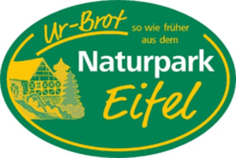 Ur-Brot so wie früher aus dem Naturpark Eifel Logo (DPMA, 10.12.2018)