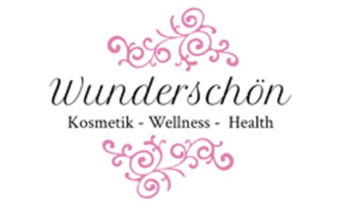Wunderschön Kosmetik - Wellness - Health Logo (DPMA, 28.10.2018)