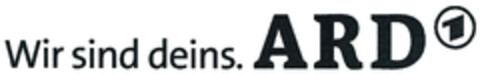 Wir sind deins. ARD Logo (DPMA, 06.05.2019)
