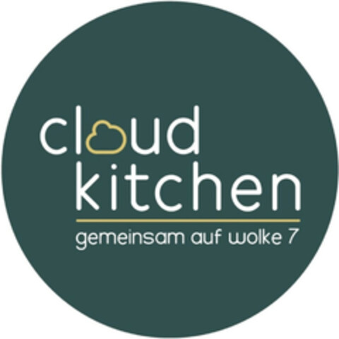 cloud kitchen gemeinsam auf wolke 7 Logo (DPMA, 14.07.2021)