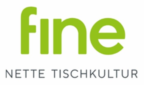 fine NETTE TISCHKULTUR Logo (DPMA, 10.06.2024)