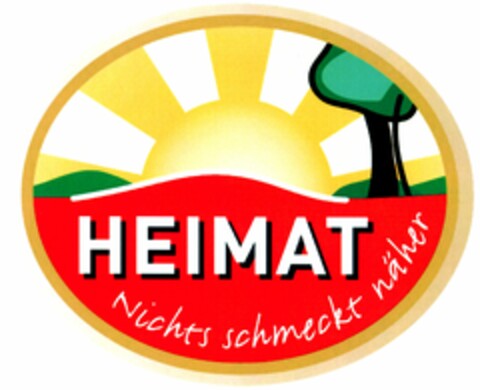 HEIMAT Nichts schmeckt näher Logo (DPMA, 12/14/2004)