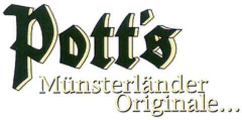 Pott's Münsterländer Originale... Logo (DPMA, 17.01.2005)