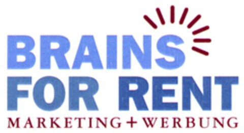 BRAINS FOR RENT MARKETING + WERBUNG Logo (DPMA, 23.10.2006)