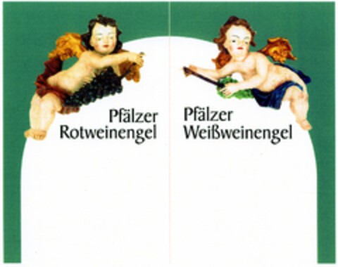 Pfälzer Rotweinengel Pfälzer Weißweinengel Logo (DPMA, 10/31/2006)