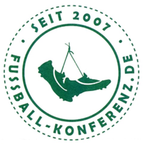 FUSSBALL-KONFERENZ.DE SEIT 2007 Logo (DPMA, 02/14/2007)