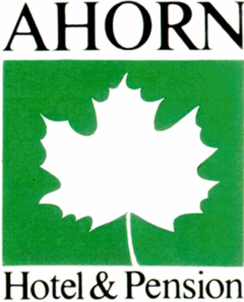 AHORN Hotel & Pension Logo (DPMA, 21.03.1995)