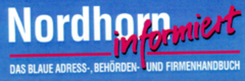 Nordhorn informiert Logo (DPMA, 06/09/1995)