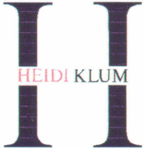 H HEIDI KLUM Logo (DPMA, 08/13/1996)