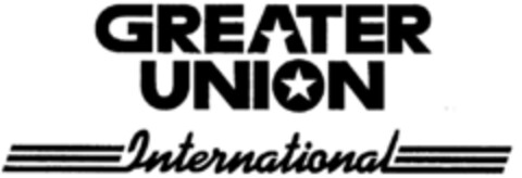 GREATER UNION International Logo (DPMA, 11.12.1996)