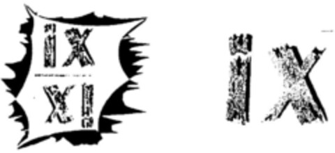 IX XI IX Logo (DPMA, 03.07.1997)