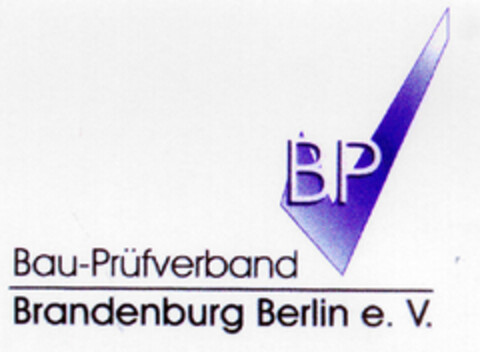 BP Bau-Prüfverband Brandenburg Berlin e.V. Logo (DPMA, 13.07.1998)