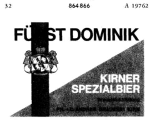 FÜRST DOMINIK Logo (DPMA, 20.11.1968)