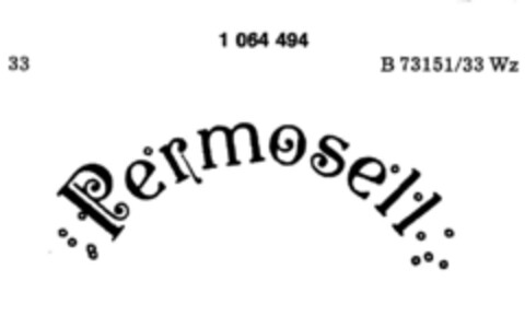 Permosell Logo (DPMA, 09/27/1983)