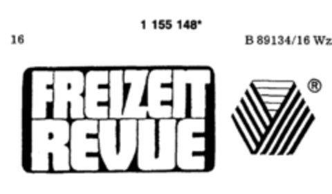 FREIZEIT REVUE Logo (DPMA, 01.02.1990)