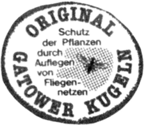 ORIGINAL GATOWER KUGELN Logo (DPMA, 11/09/1992)
