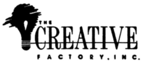 THE CREATIVE FACTORY, INC. Logo (DPMA, 03/21/1991)