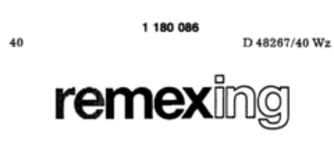 remexing Logo (DPMA, 13.07.1990)