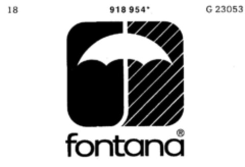 fontana Logo (DPMA, 25.02.1974)
