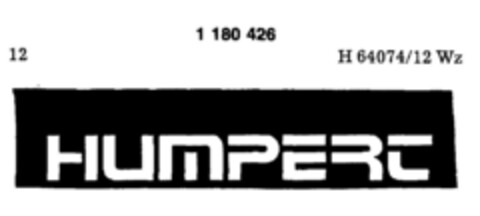 HUMPERT Logo (DPMA, 29.08.1990)