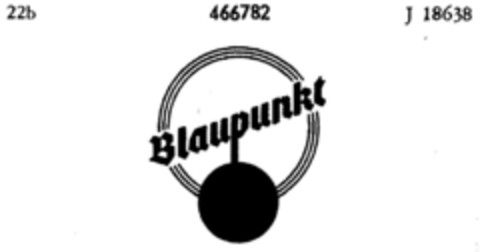 Blaupunkt Logo (DPMA, 26.02.1934)