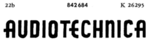 AUDIOTECHNICA Logo (DPMA, 24.08.1966)