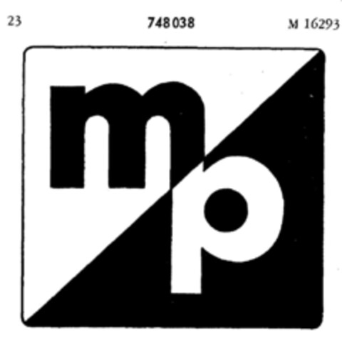 mp Logo (DPMA, 08.04.1960)